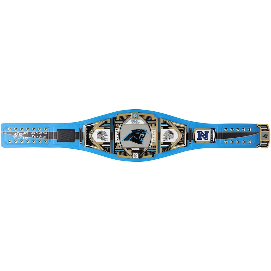 Bryce Young Carolina Panthers Autographed Championship Title Belt