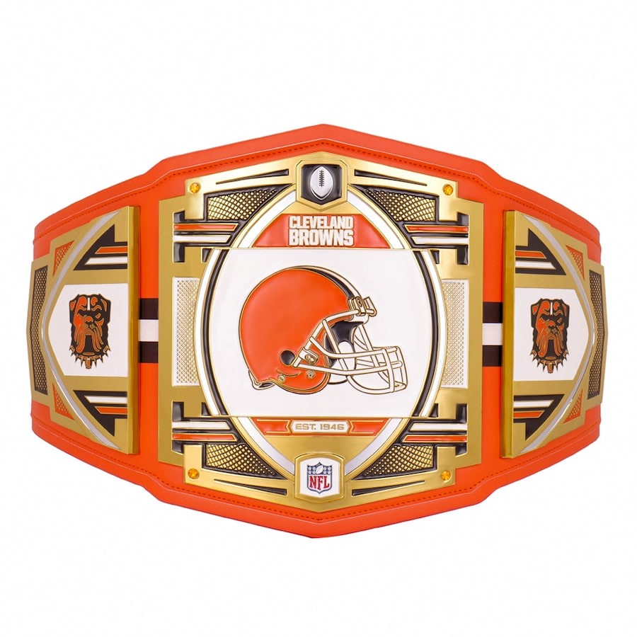 Cleveland Browns WWE Legacy Championship Title Belt