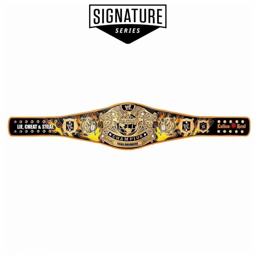 Kurt Angle Signed Multi-Inscribed WWE Undisputed Champion Version 2 Title Belt