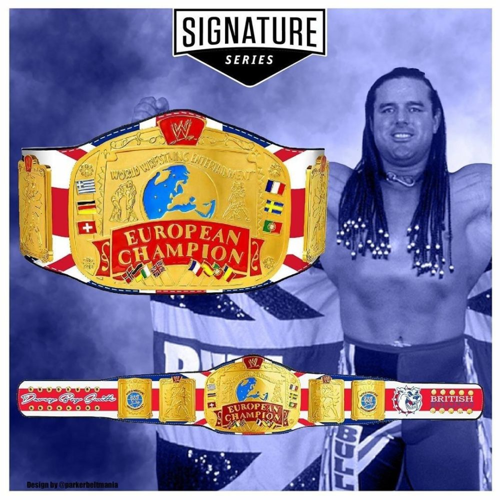WWE Authentic Wear European Championship Title Belt