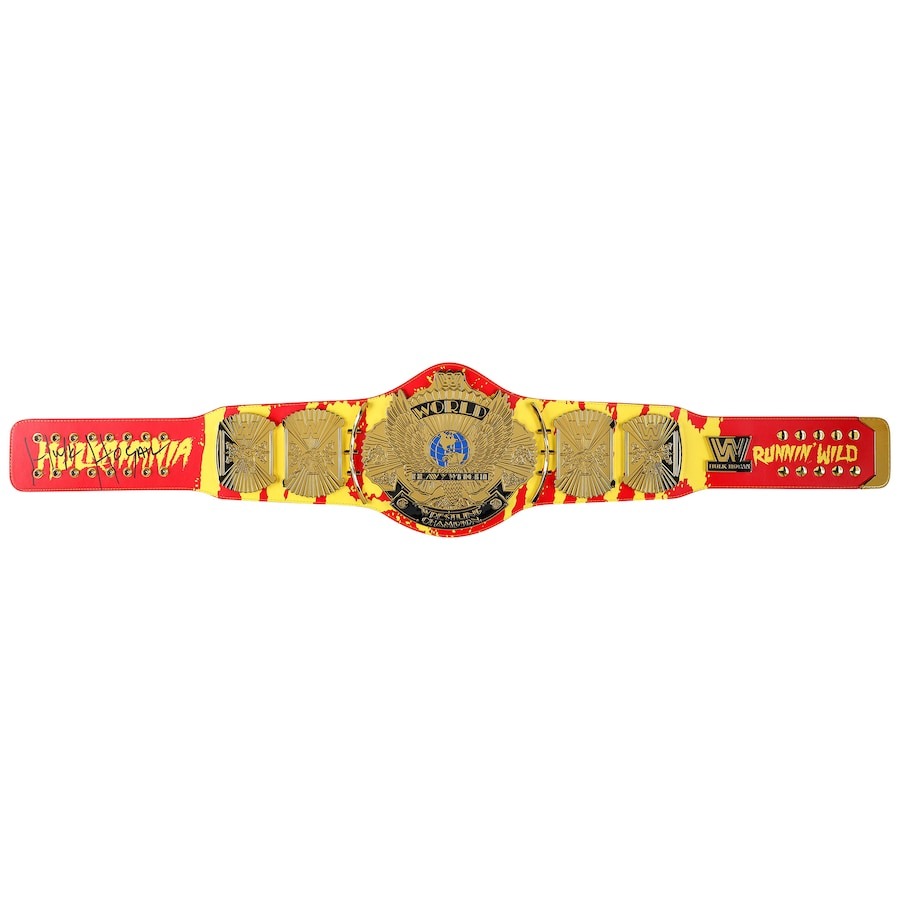 Hulk Hogan WWE Autographed Hogan Championship Title Belt
