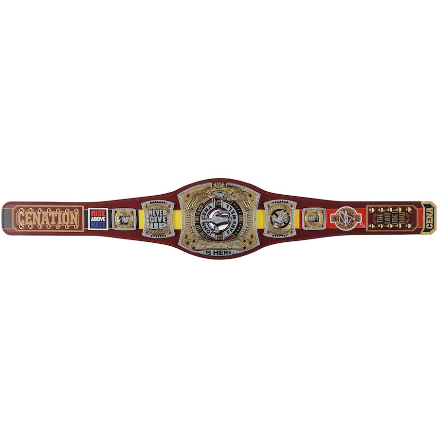 John Cena WWE Autographed 2025 Fan Edition Championship Belt