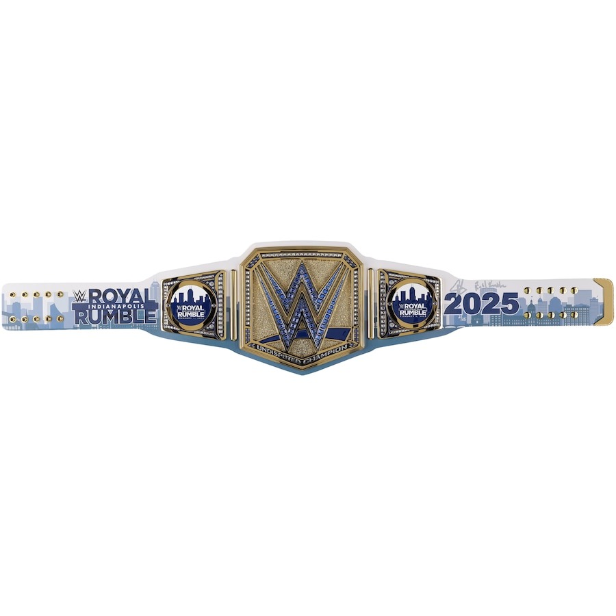 John Cena WWE Autographed 2025 Replica Championship Title Belt