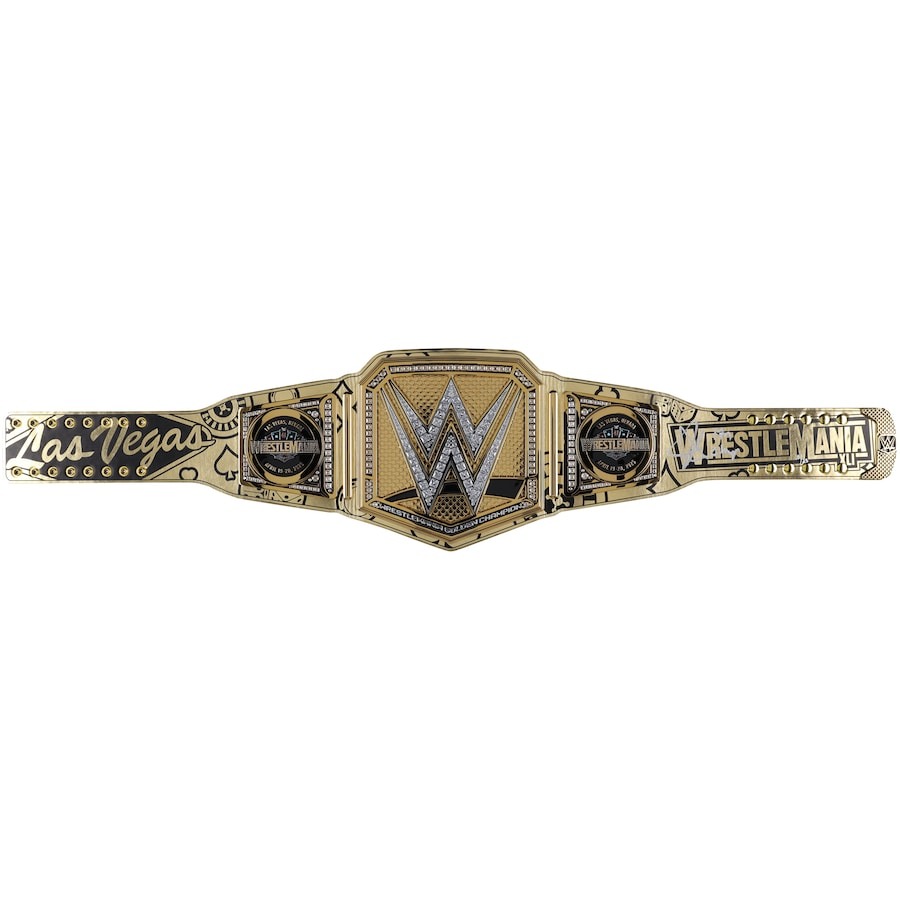 John Cena WWE Autographed WrestleMania Championship Title Belt