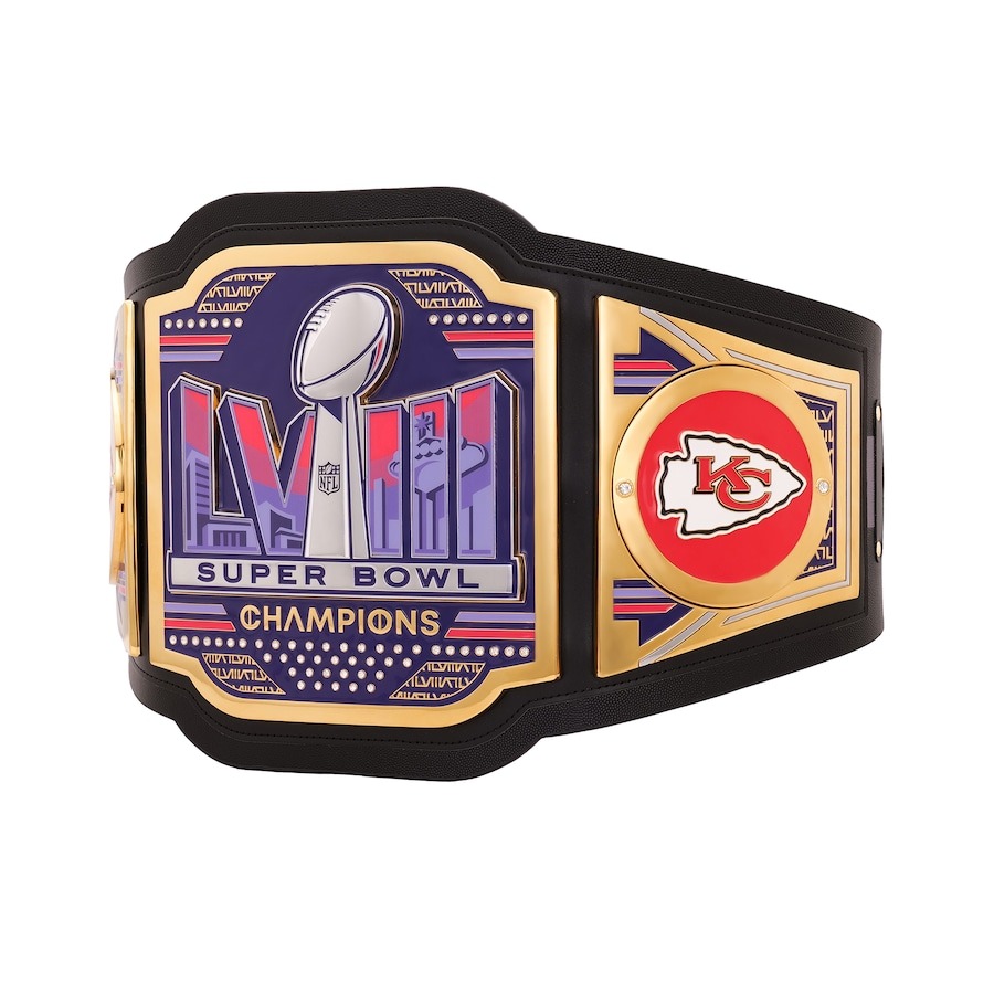 Kansas City Chiefs Super Bowl LVIII Championship Title Belt