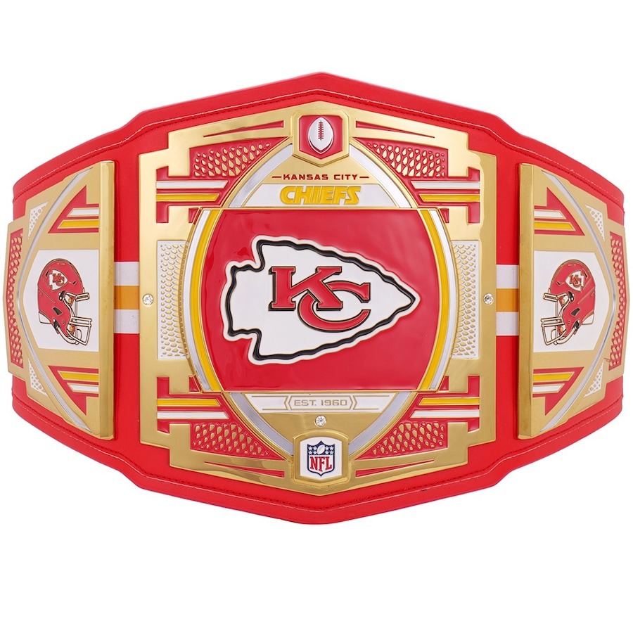 Kansas City Chiefs WWE Legacy Championship Title Belt
