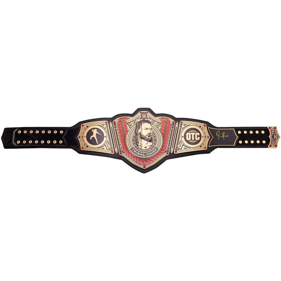 Roman Reigns WWE Autographed Tribal Chief Championship Title Belt