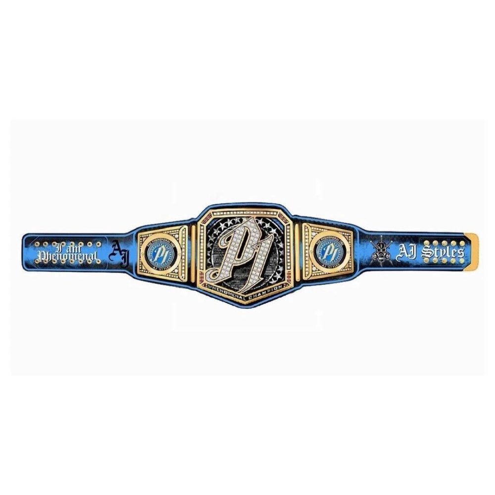New Phenomenal P1 Custom Signature Series Championship Title Belt