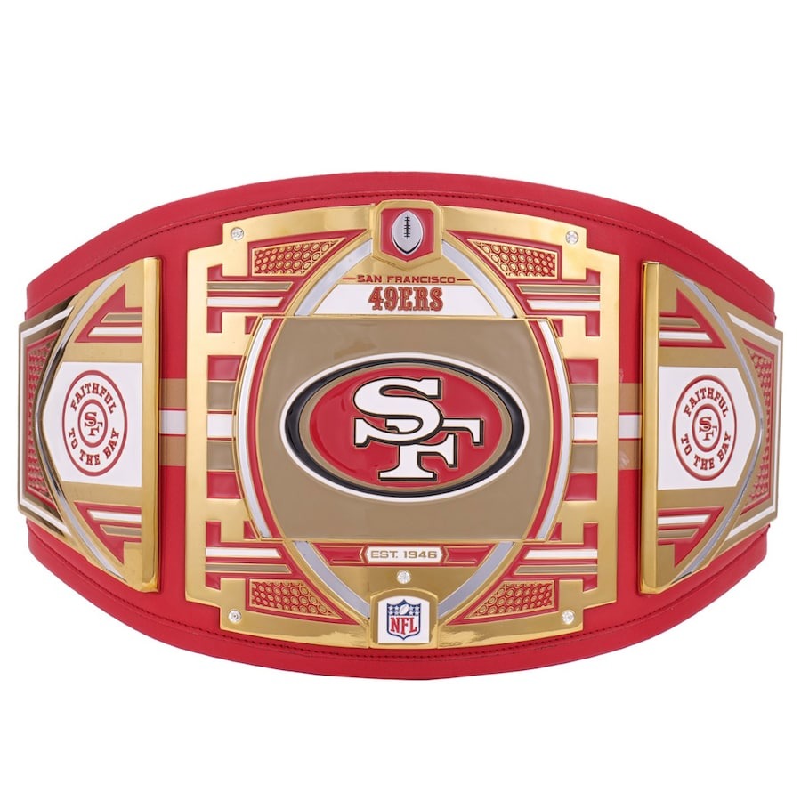 San Francisco 49ers WWE Legacy Championship Title Belt