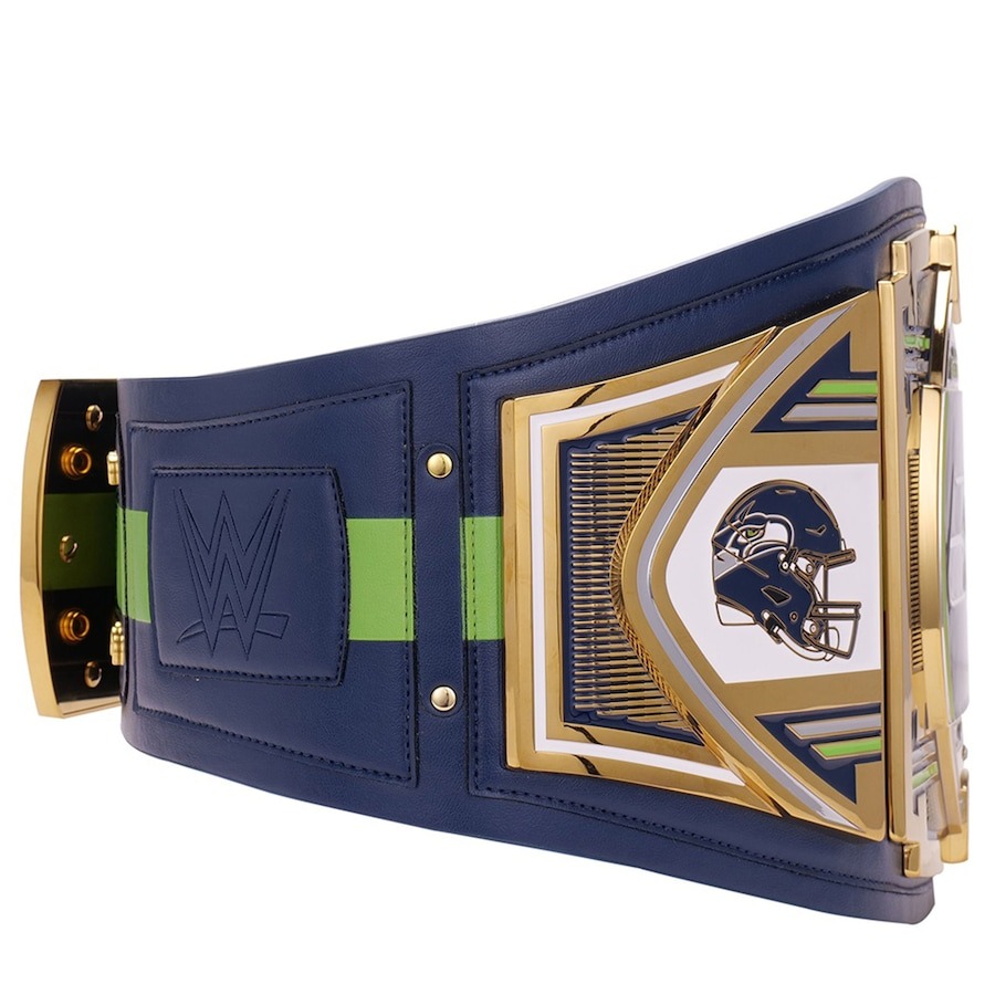 Seattle Seahawks WWE Legacy Championship Title Belt