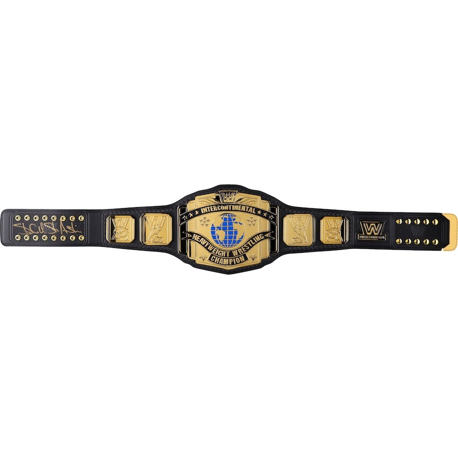 Stone Cold Steve Austin WWE Autographed Smoking Skull Championship Title Belt