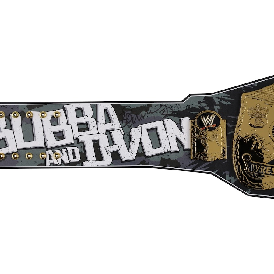 The Dudley Boyz WWE Autographed Tag Team Championship Title Belt