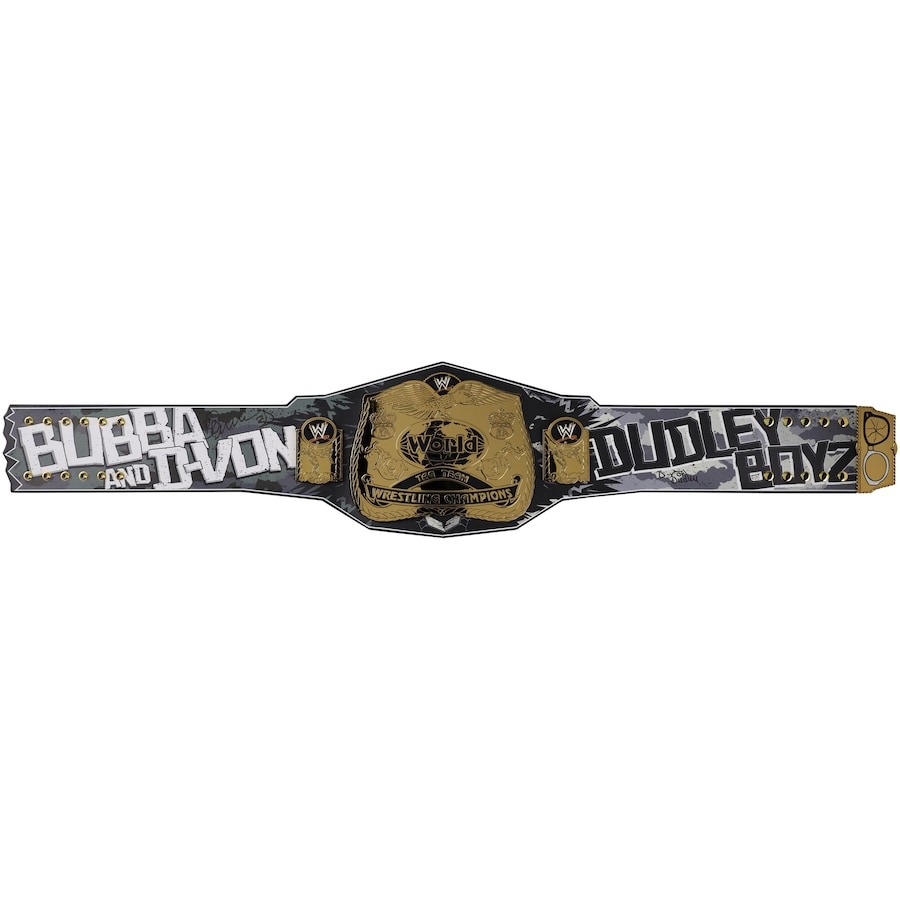 The Dudley Boyz WWE Autographed Tag Team Championship Title Belt