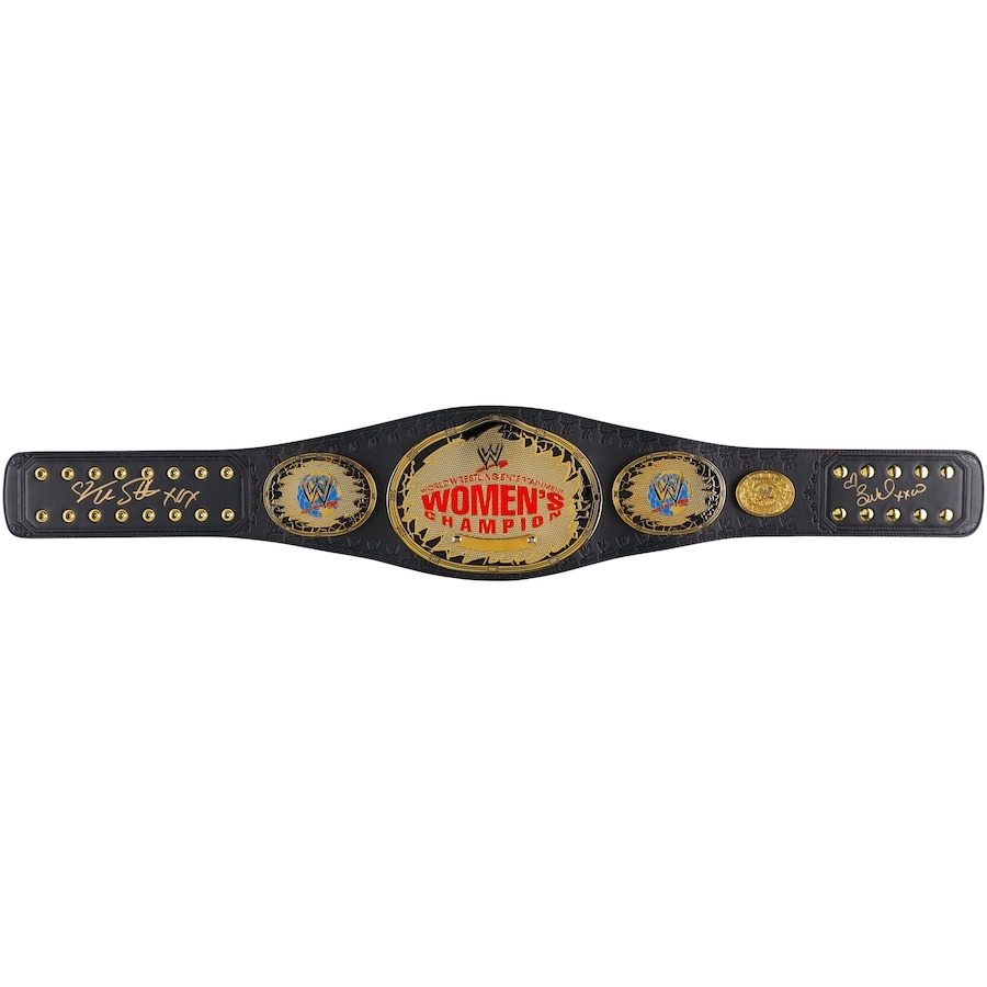 Trish Stratus and Lita WWE Autographed Women’s Championship Title Belt