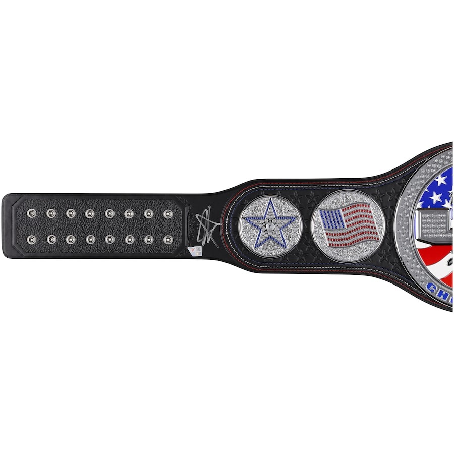 WWE John Cena Autographed United States Championship Title Belt